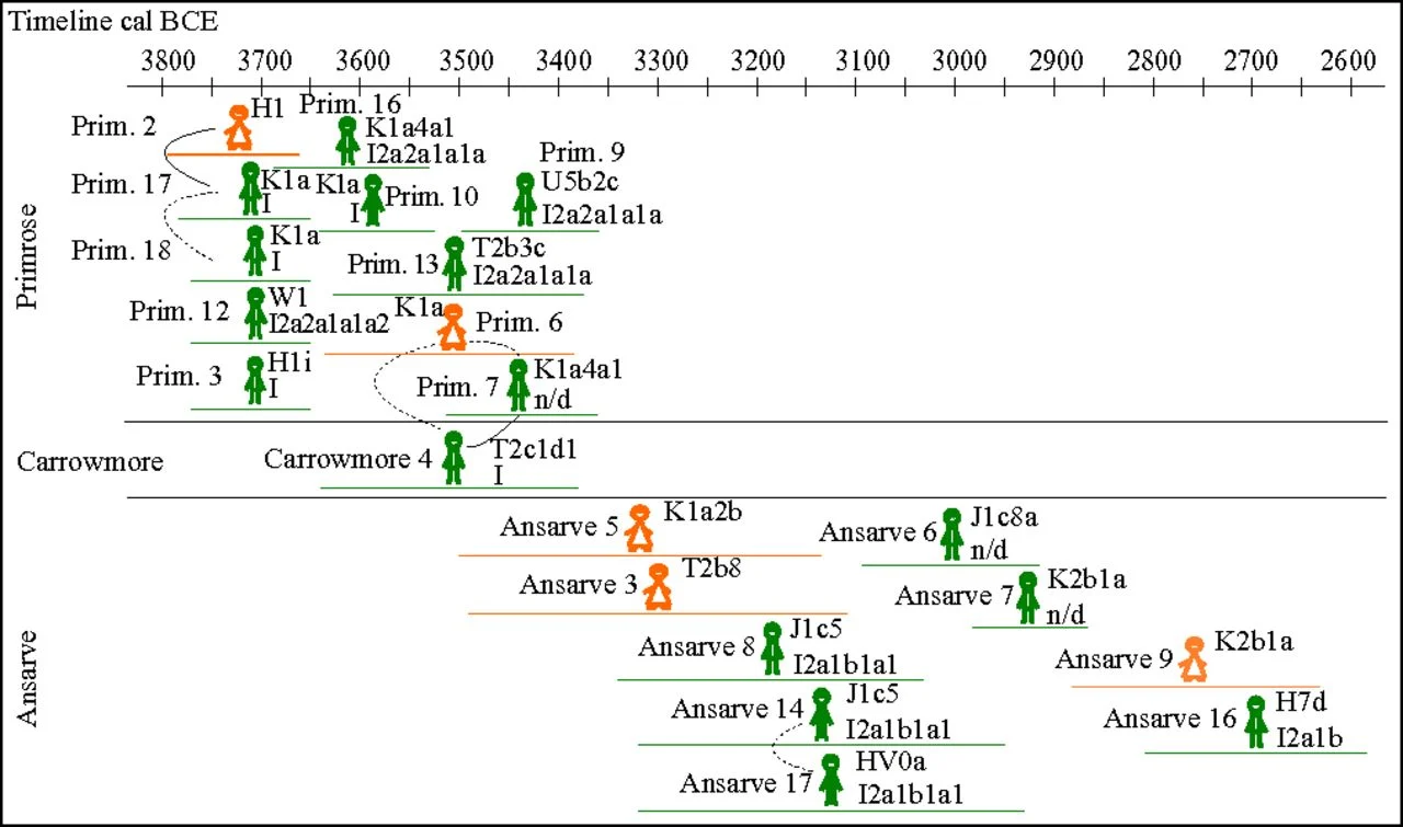 Megalithic tombs in western and northern Neolithic Europe were linked to a kindred society
