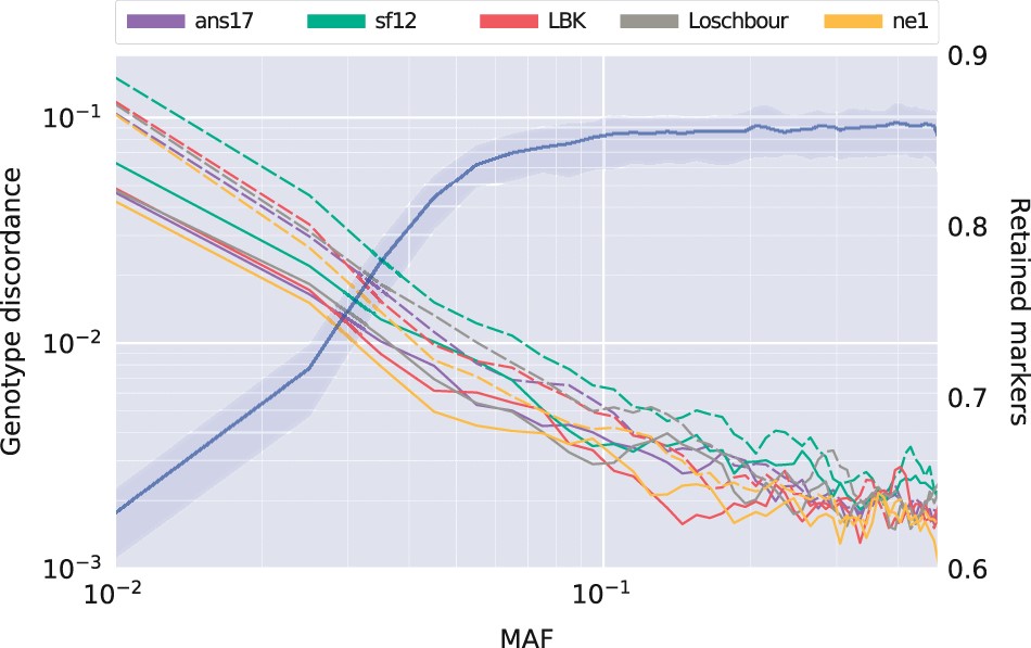 An empirical evaluation of genotype imputation of ancient DNA